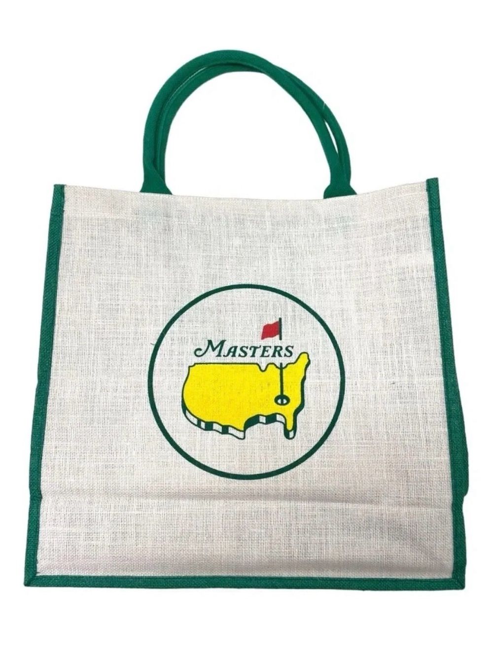 AUGUSTA NATIONALS 2026 JUTE BURLAP Masters TOTE BAG GOLF